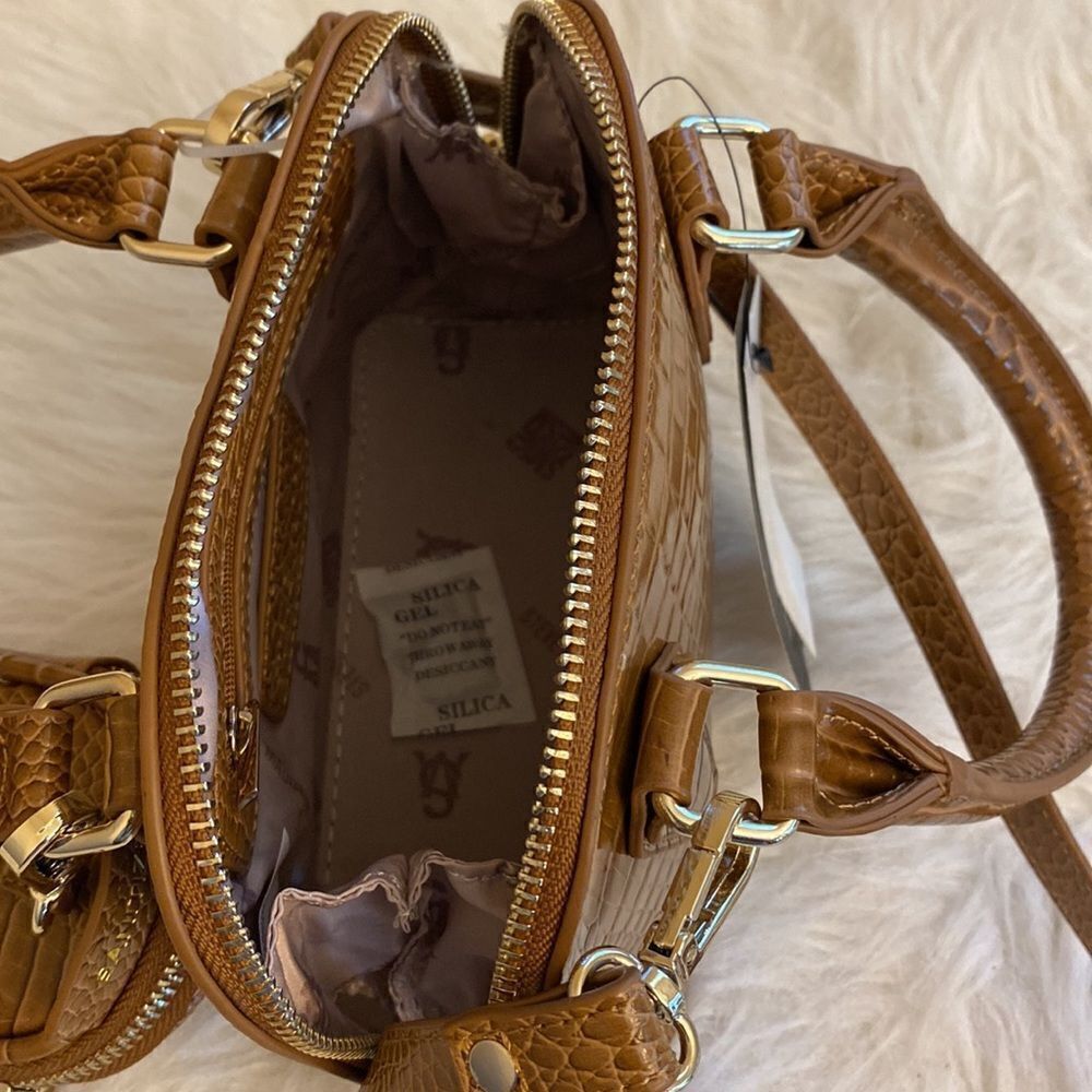NWT Steve Madden (BHope) Satchel/Crossbody - Cognac - Picture 14 of 16